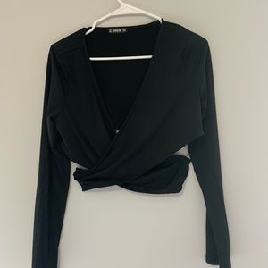 Shein Wrap Top